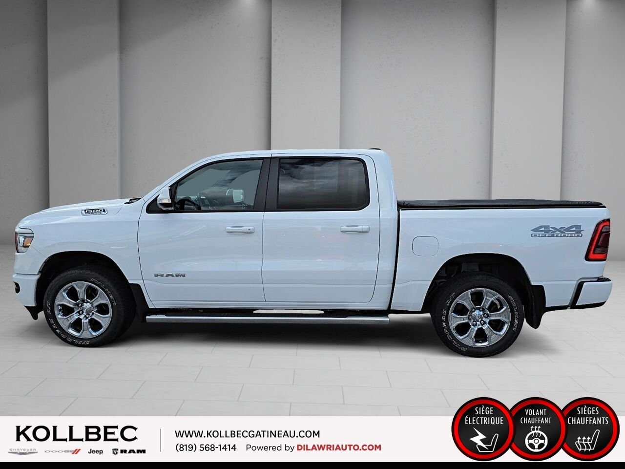 2020 RAM 1500 26821 | Big Horn Sport 4x4 Crewcab 4x4 White Gatineau - photo #19