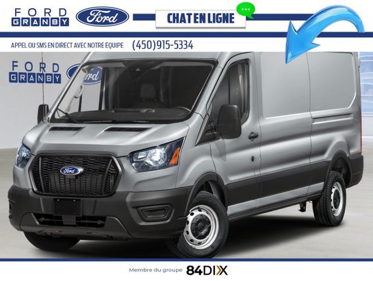 2025 Ford Transit Cargo Van T-250 PA toit moyen 148 po PNBV de 9 070 lb Ingot Silver Metallic
