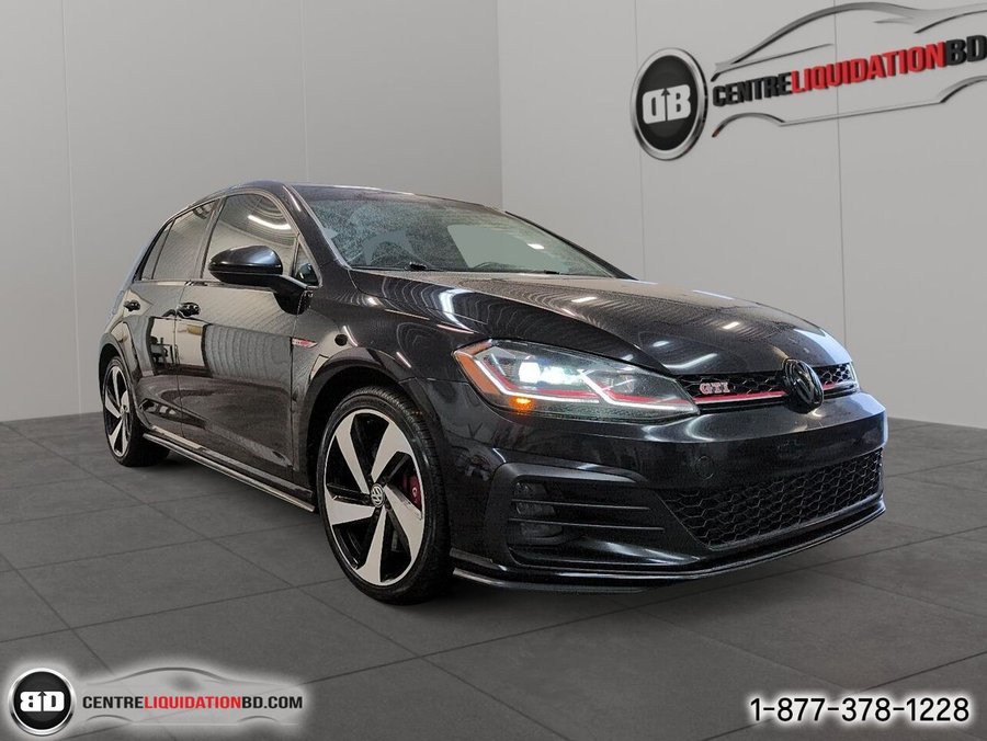 2019 Volkswagen Golf GTI Autobahn transmission automatique Black