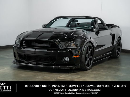 Ford Mustang 2dr Conv Shelby GT500 | Exhaust upgrade 2010 Noir