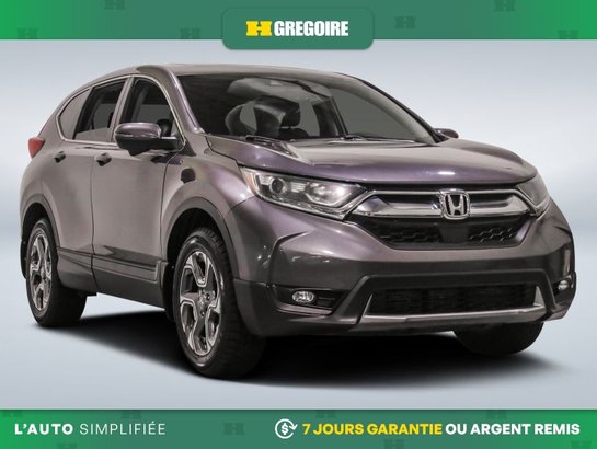 Honda CRV EX-L AWD AUTO AC CUIR TOIT MAGS CAM RECUL BLEUTOOT 2019 Gris