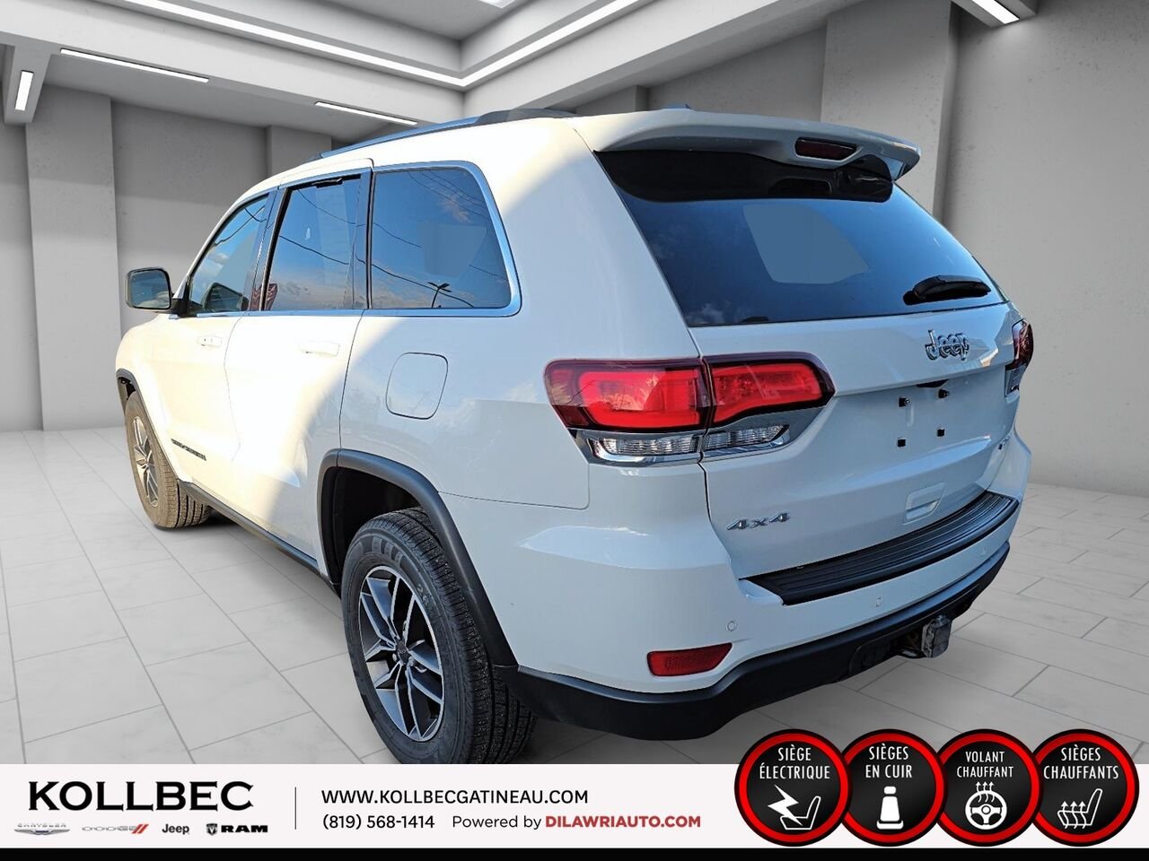 2021 JEEP GRAND CHEROKEE Laredo 4x4 White Ottawa & Gatineau - photo #17