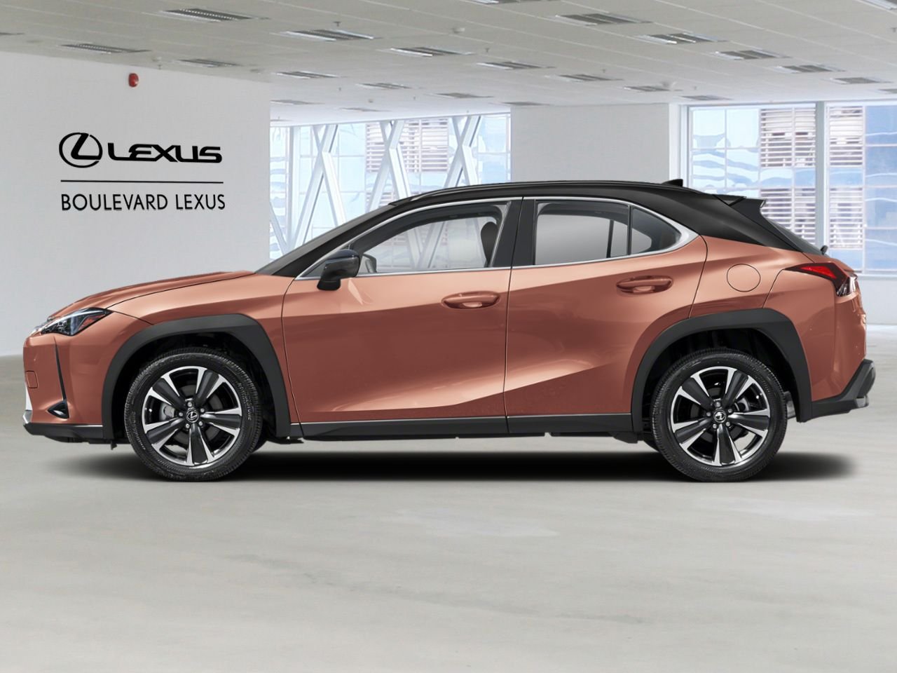 LEXUS UX 19814 | UX 300h F SPORT DESIGN AWD 2026 Cuivre intense avec toit noir Québec - photo #1