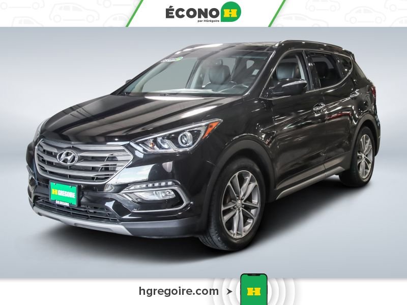 Hyundai Santa Fe 821072 | Limited AWD CUIR TOIT BLUETOOTH CAMÉRA MAGS 2017 Noir Laval - photo #1