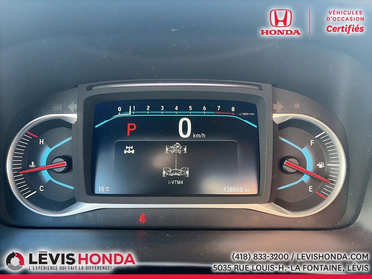 2021 Honda Pilot Touring 7P Touring 7 places TI White Lévis - photo #12