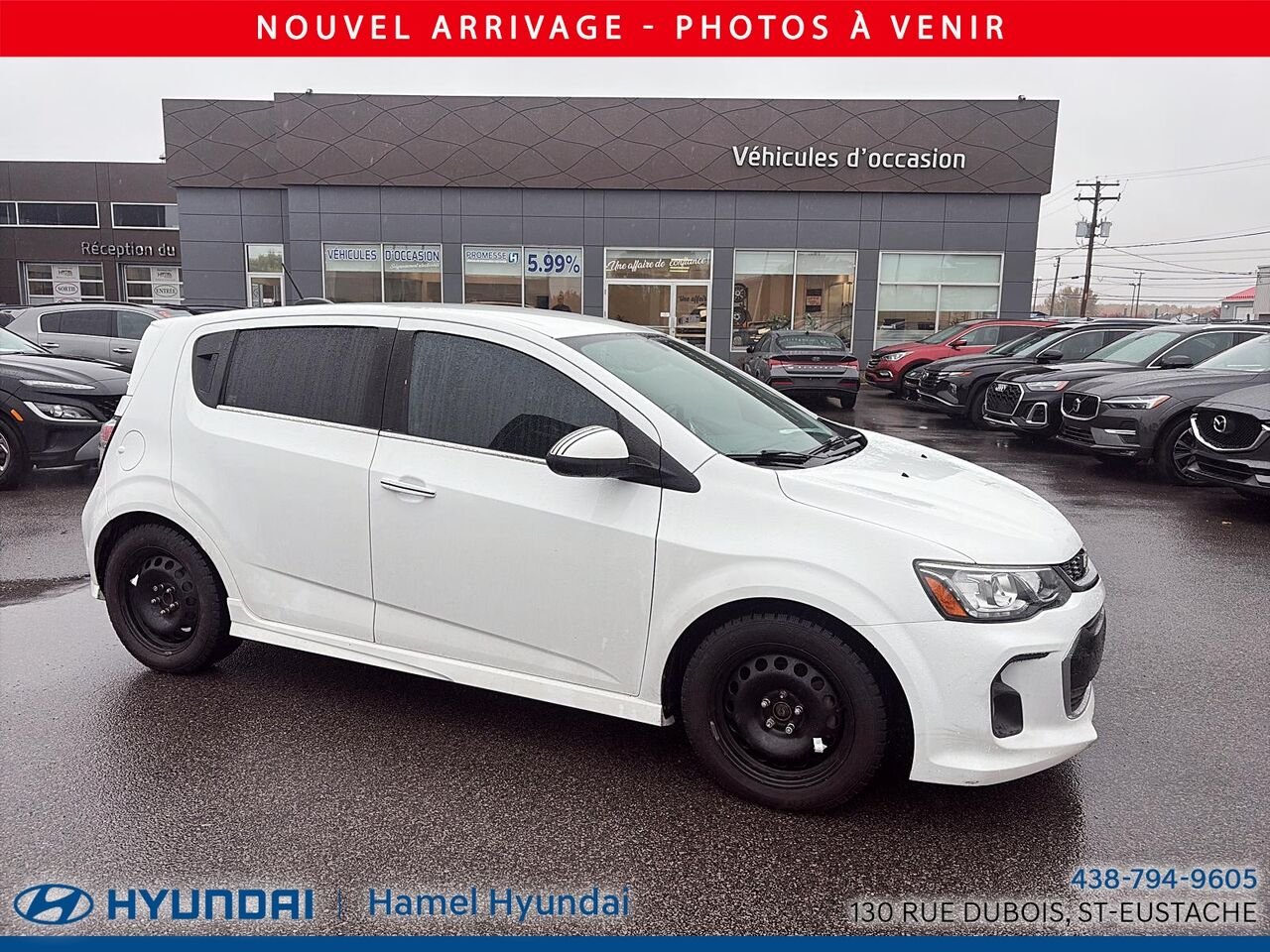 2017 Chevrolet Sonic White Saint-Eustache - photo #0