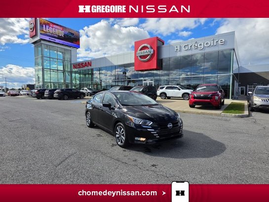 2025 Nissan Versa SV * Mag * Carplay * Caméra * Cruise Black