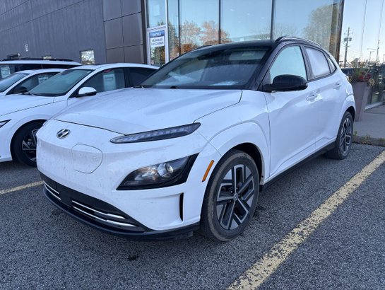 2023 Hyundai Kona Electric Preferred TA avec toit bicolore White