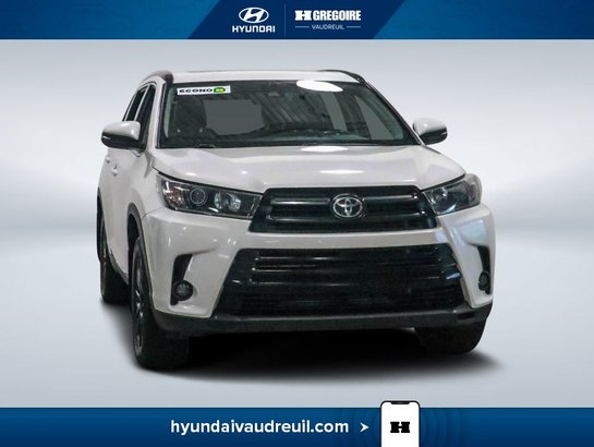 Toyota Highlander XLE AWD CUIR TOIT OUVRANT 2019 Blanc