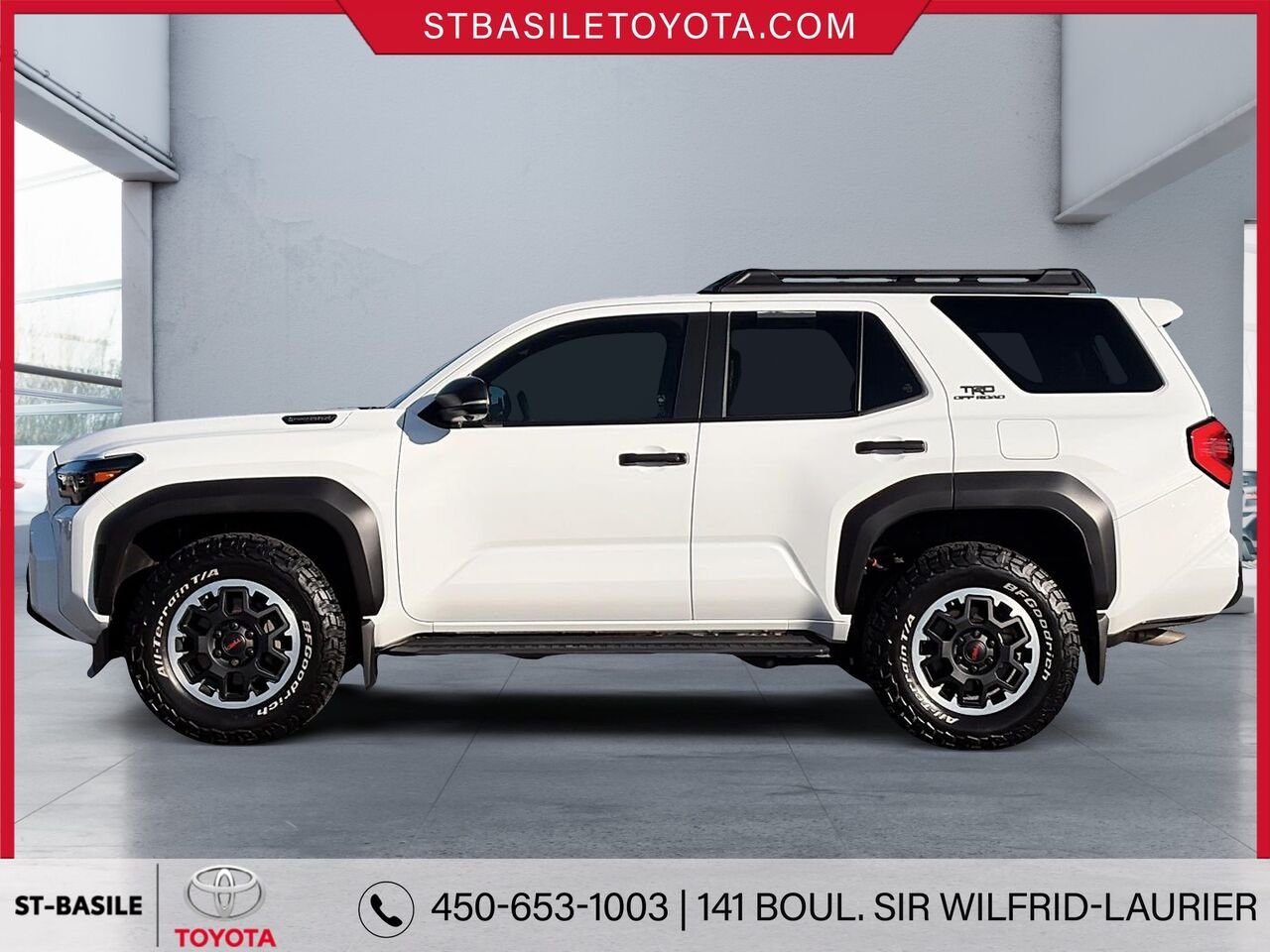TOYOTA 4RUNNER TRD HORS ROUTE HYBRIDE 2025 Blanc Saint-Basile-le-Grand - photo #7