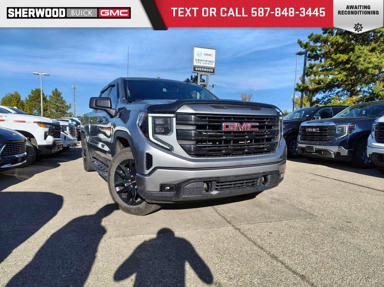 2024 GMC Sierra 1500 4WD Crew Cab 147 Elevation Grey Sherwood Park - photo #0