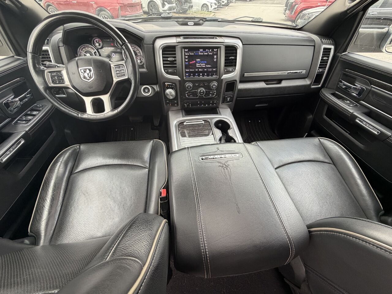 Ram 1500 *DIESEL* LIMITED CREW CAB 2018 Blanc Laval - photo #19