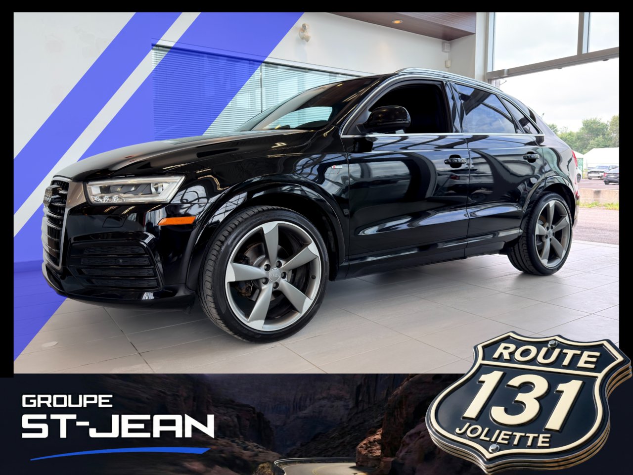 2016 Audi Q3 Black Notre-Dame-des-Prairies - photo #0