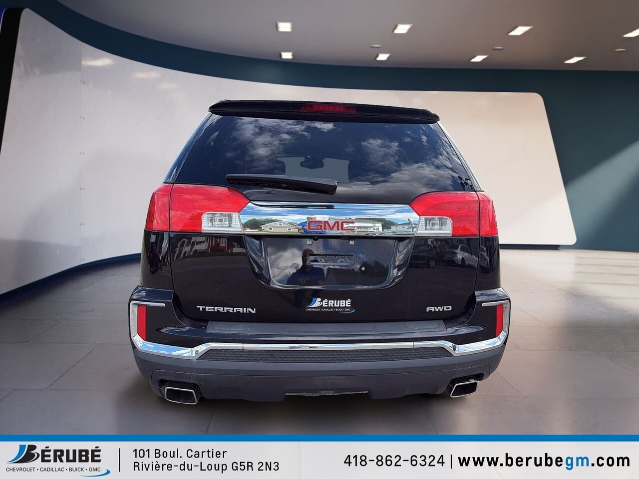 GMC Terrain AWD 2016 Noir Rivière-du-Loup - photo #2