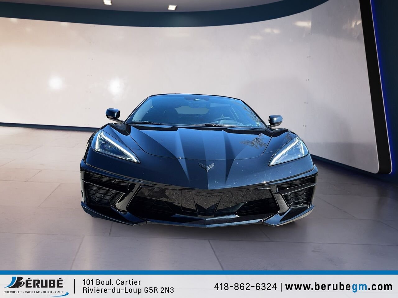 CHEVROLET STINGRAY COUPE Stingray coupé 2 portes avec 1LT 2025 Noir Rivière-du-Loup - photo #1