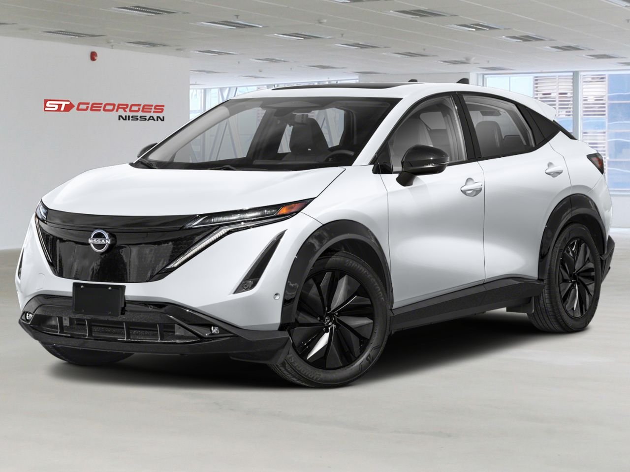 NISSAN ARIYA 2027 Blanc Everest nacré triple couche Saint-Georges - photo #0