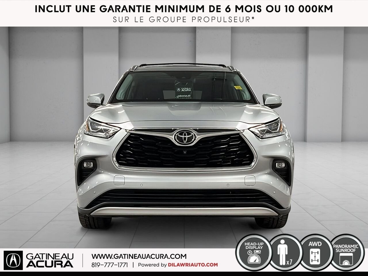 Toyota Highlander Platinum AWD 2021 Argent Gatineau - photo #12