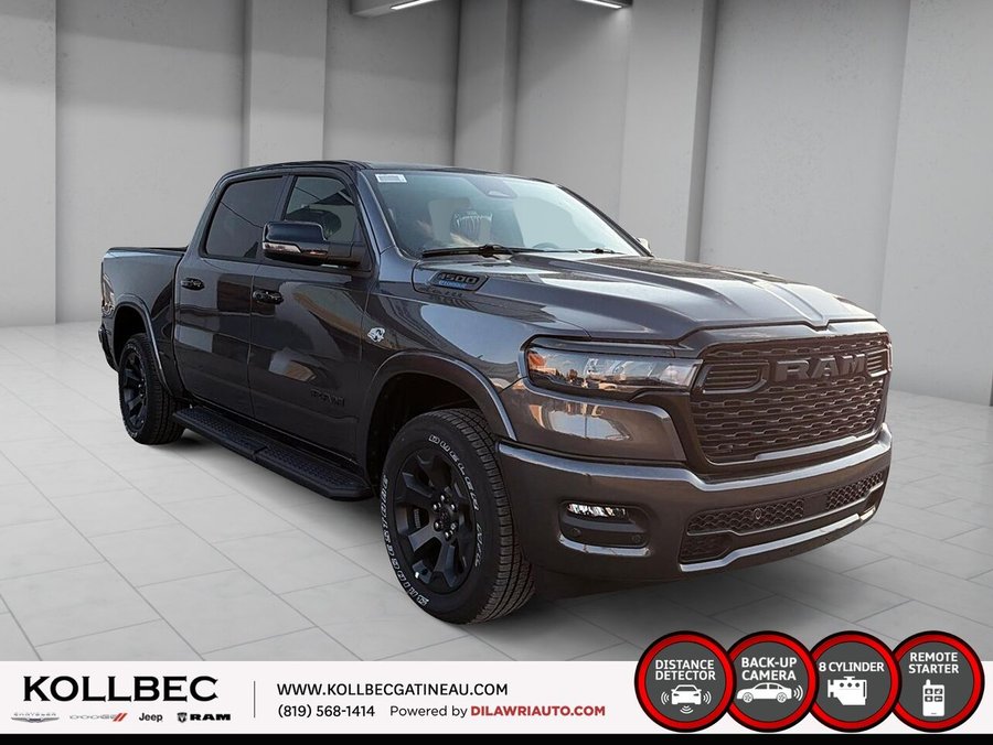 RAM 1500 Big Horn cabine d'équipe 4x4 caisse de 5 pi 7 po 2026 Cristal granit métallisé