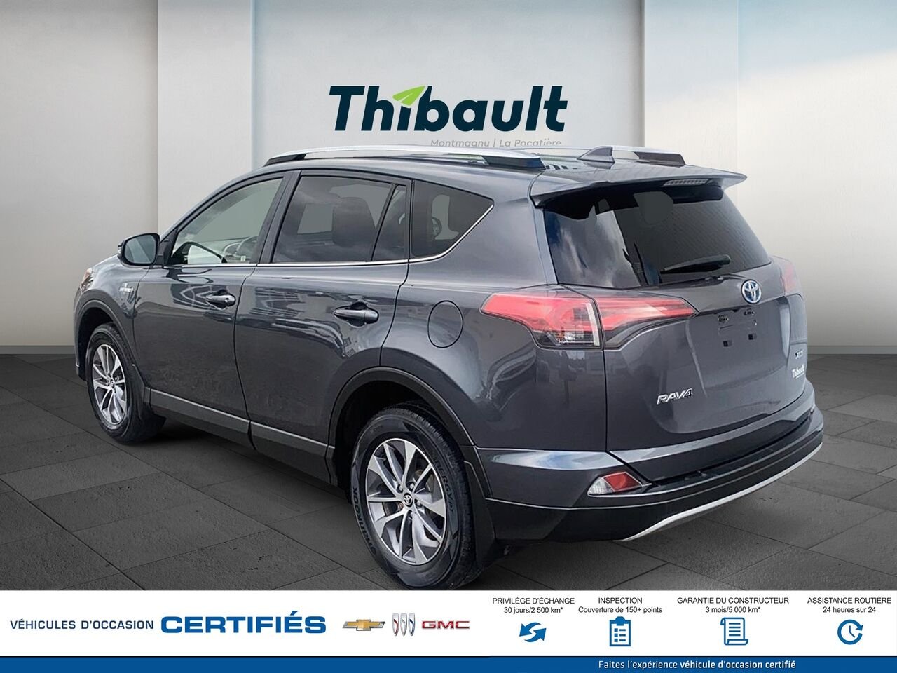 TOYOTA RAV4 HV LE LE+ hybride TI 2018 Gris Montmagny - photo #3