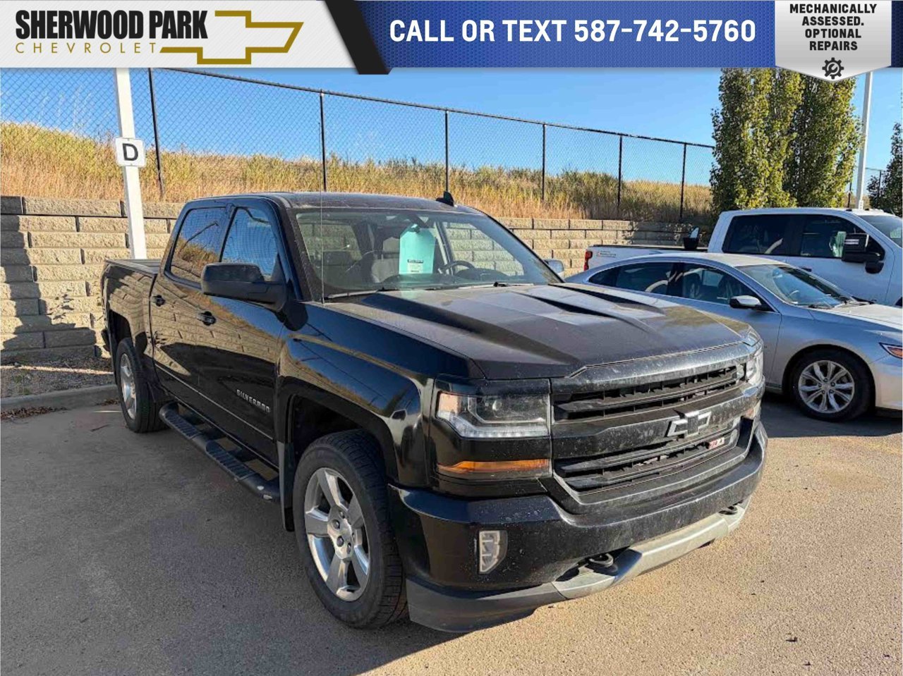 2018 Chevrolet Silverado 1500 4WD Crew Cab 143.5 LT w/1LT Black Sherwood Park - photo #0