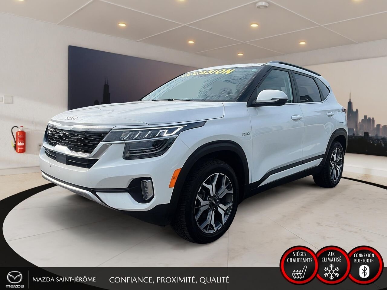 2023 Kia Seltos White Ste-Agathe des Monts - photo #0