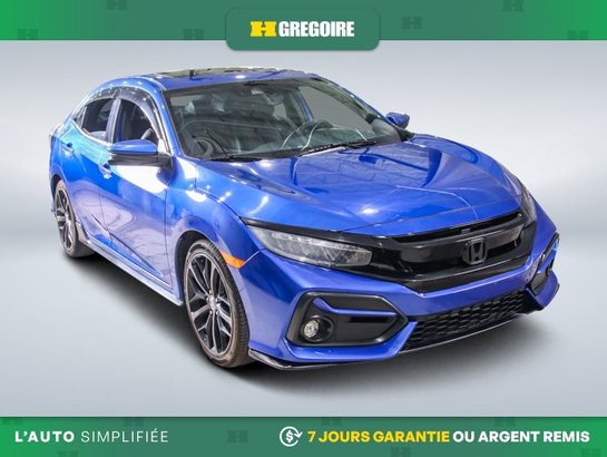 2020 Honda Civic Sport Touring AUTO A/C MAGS TOIT NAV CAM RECUL BLU Blue