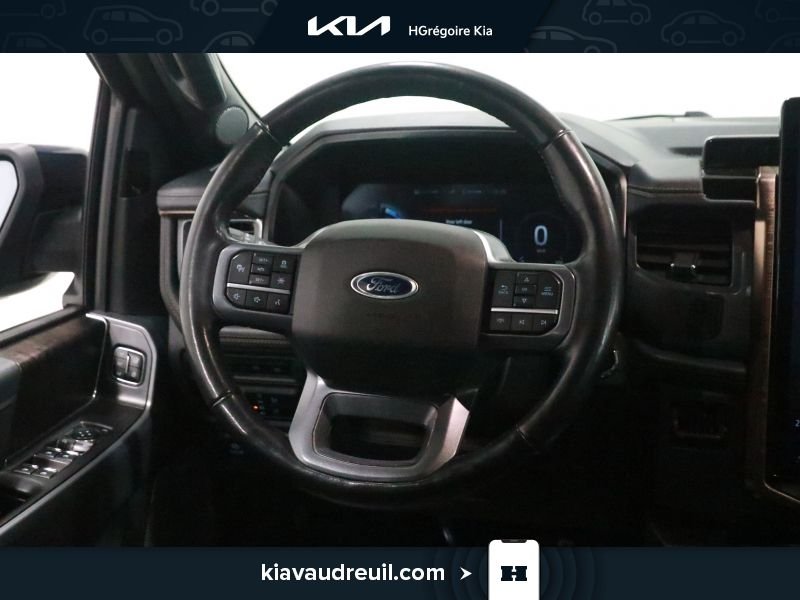 Ford F150 KA8110A | LARIAT AWD A/C CUIR GR ELECT MAGS CAM RECUL BLUETO 2023 Noir Laval - photo #14