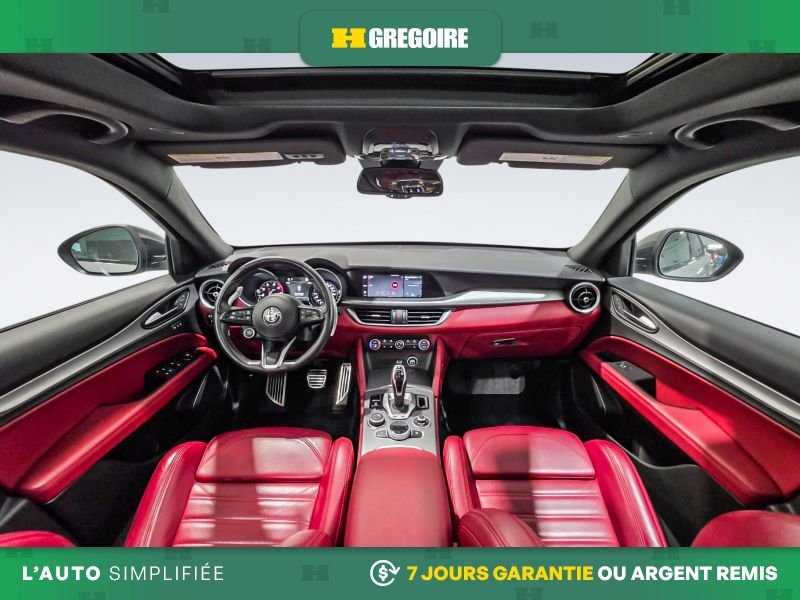 Alfa Romeo Stelvio 823103 | Ti Sport AWD AUTO A/C MAGS CUIR TOIT NAV CAM RECUL 2021 Argent Laval - photo #20