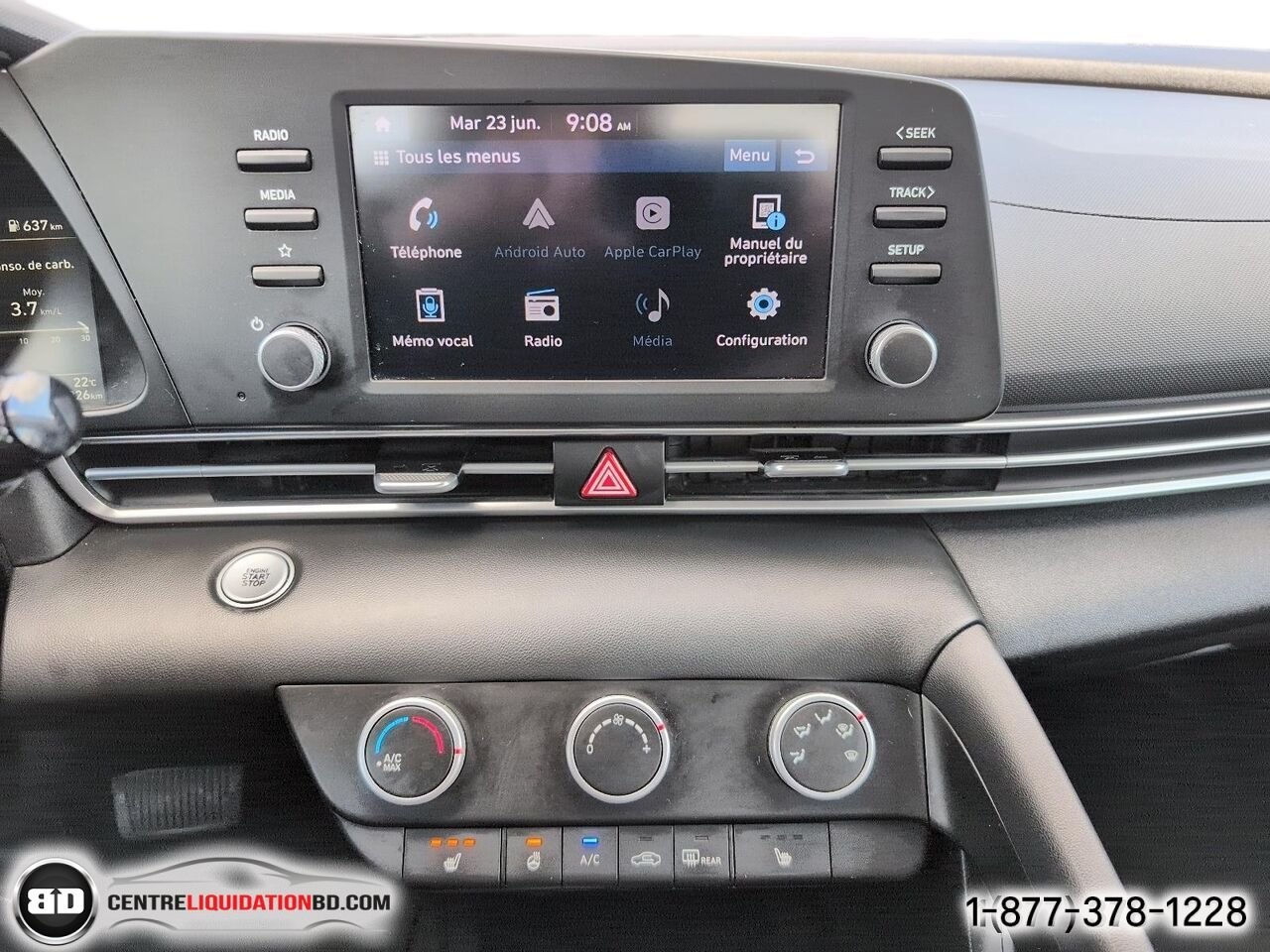 Hyundai Elantra Preferred | BD0278 2023 Blanc Granby - photo #18