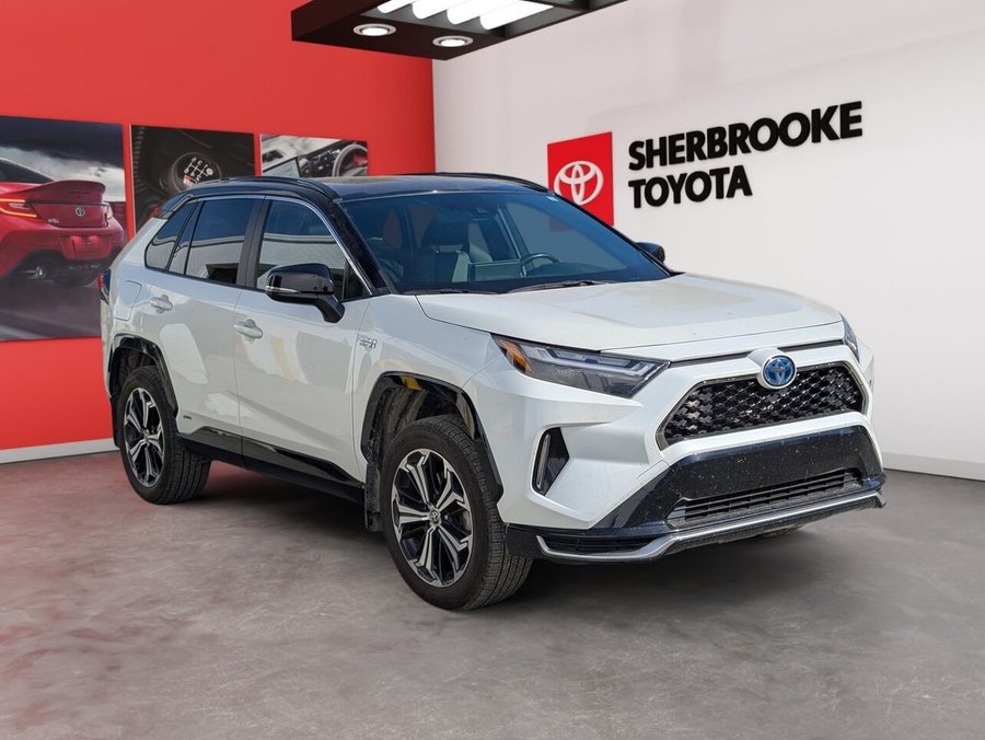 Toyota RAV4 Prime XSE PRIME-HYBRIDE BRANCHABLE/SIÈGES CHAUFFANTS/TOIT OUVRANT/VOLANT CHAUFFANT/AC BIZONE 2022 Blanc