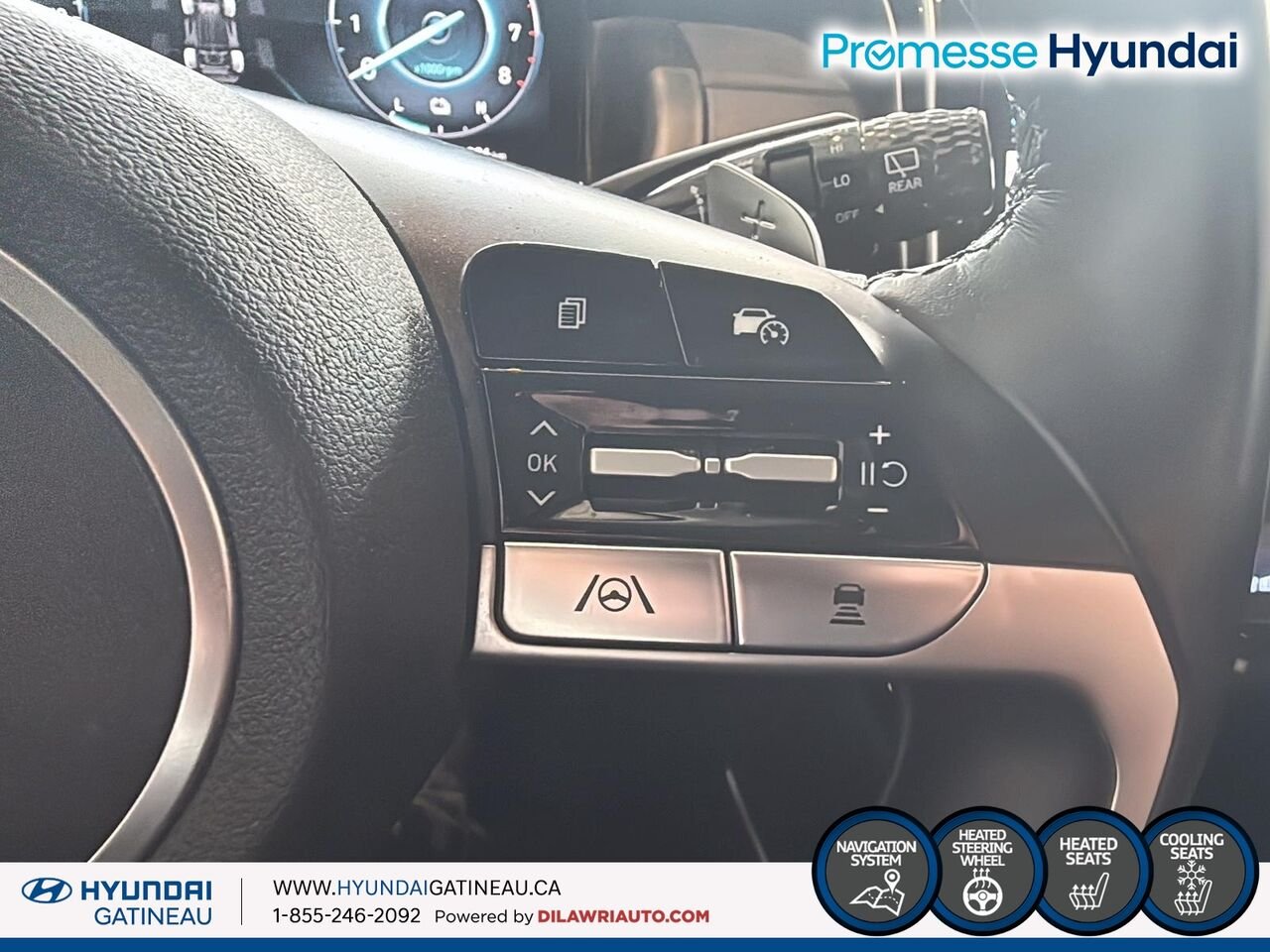 Hyundai Tucson hybride Ultimate TI*** cuir , toit ouvrant , navigation et plus *** 2022 Gris Ottawa & Gatineau - photo #11