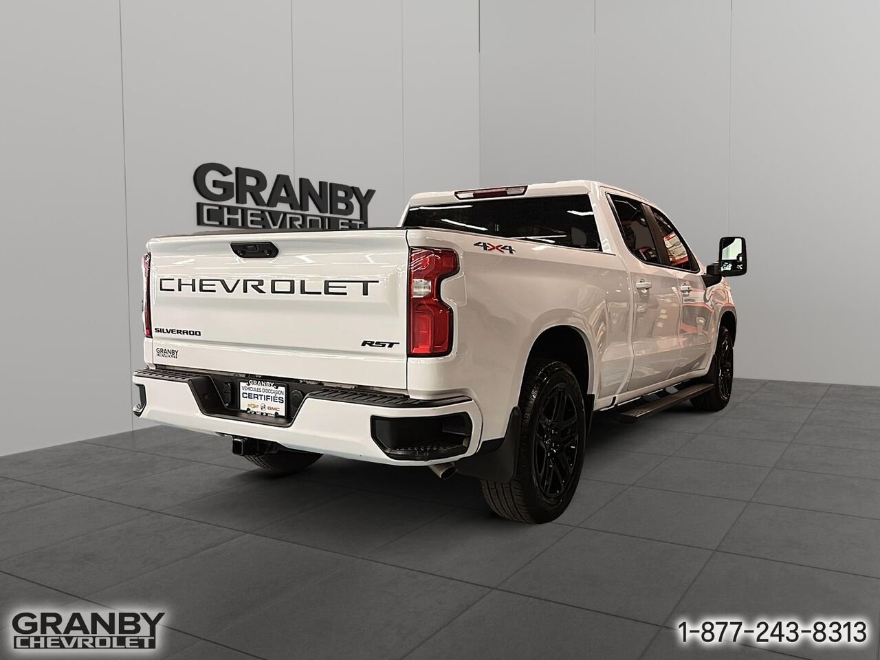 Chevrolet Silverado 1500 RST crewcab diesel boite 6.6 | G3547 2022 Blanc Granby - photo #4