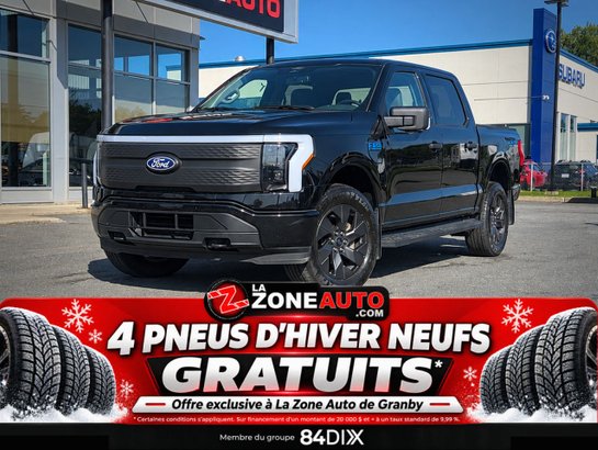 Ford F-150 Lightning XLT XLT +/- 400km d'autonomie 2024 Noir