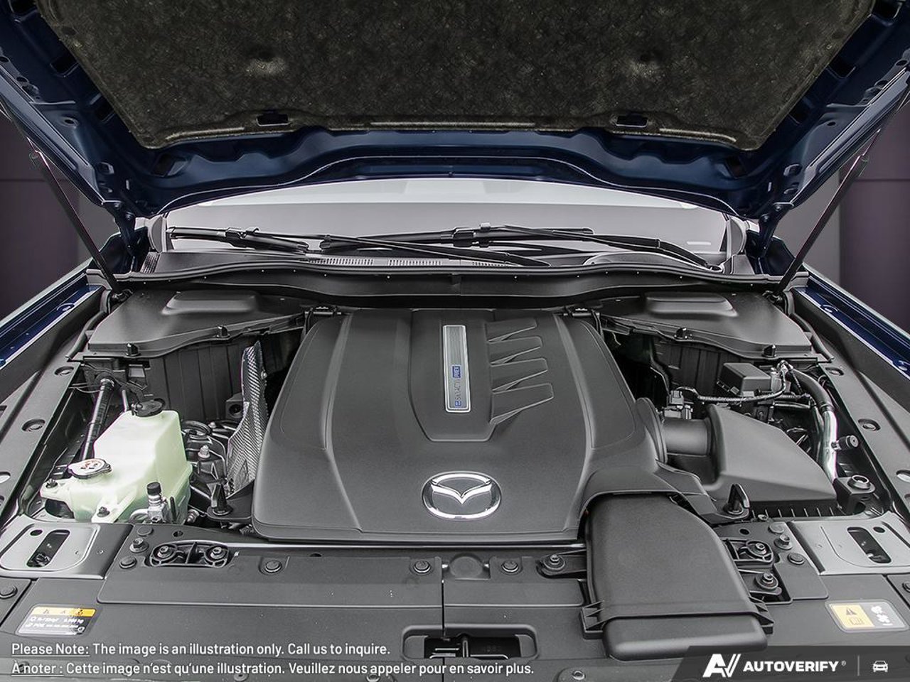 2026 Mazda CX-90 PHEV JM3KKCHA2T1421726 Deep Crystal Blue Mica Mirabel - photo #5