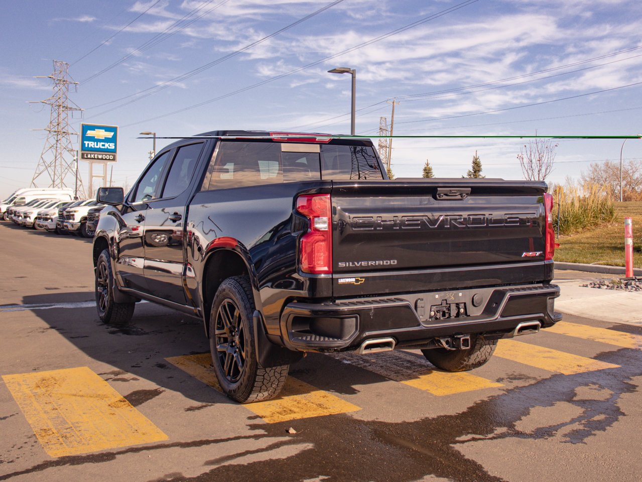 2025 Chevrolet Silverado 1500 4WD Crew Cab 147 RST Black Sherwood Park - photo #7