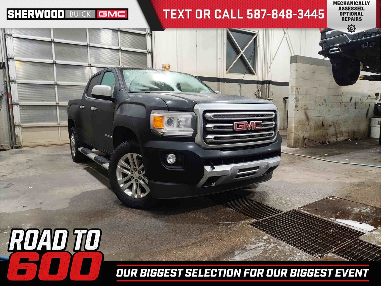 2015 GMC Canyon 4WD Crew Cab 128.3 SLT Black Sherwood Park - photo #0