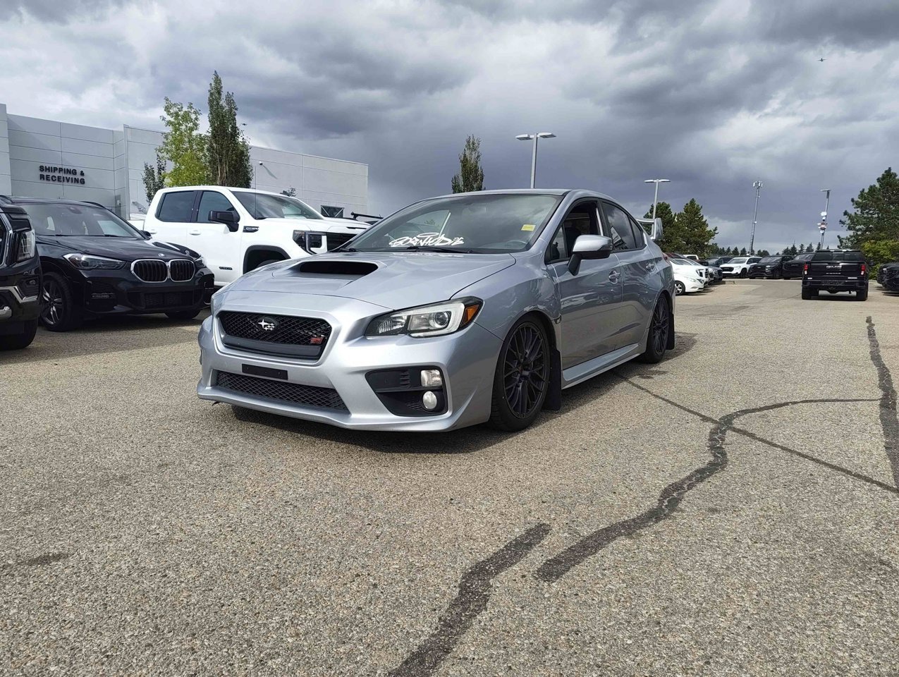 2015 Subaru WRX STI 4dr Sdn STI Man w/Sport Pkg Grey Sherwood Park - photo #3