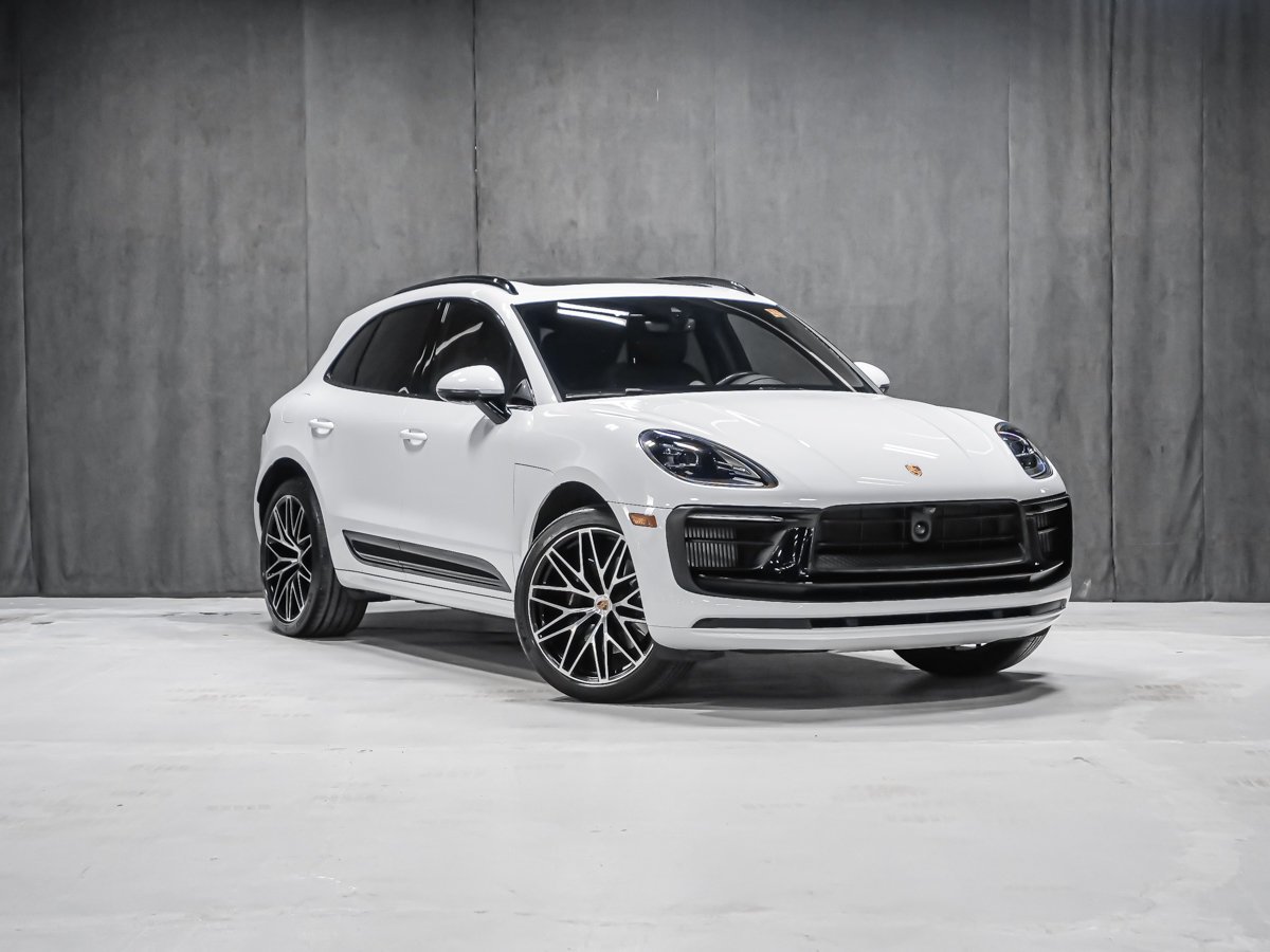Porsche Macan S MAGS 21PO SUSP ADAPT ECHAPPEMENT CARBONE 2023 Blanc Montréal - photo #1