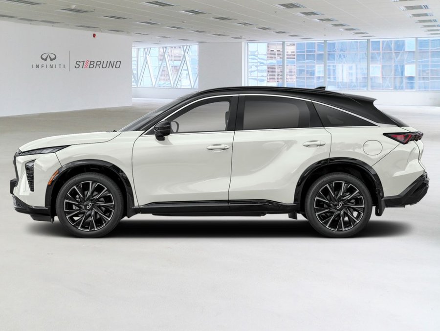2027 INFINITI QX65 2027 Radiant White/Black Obsidian