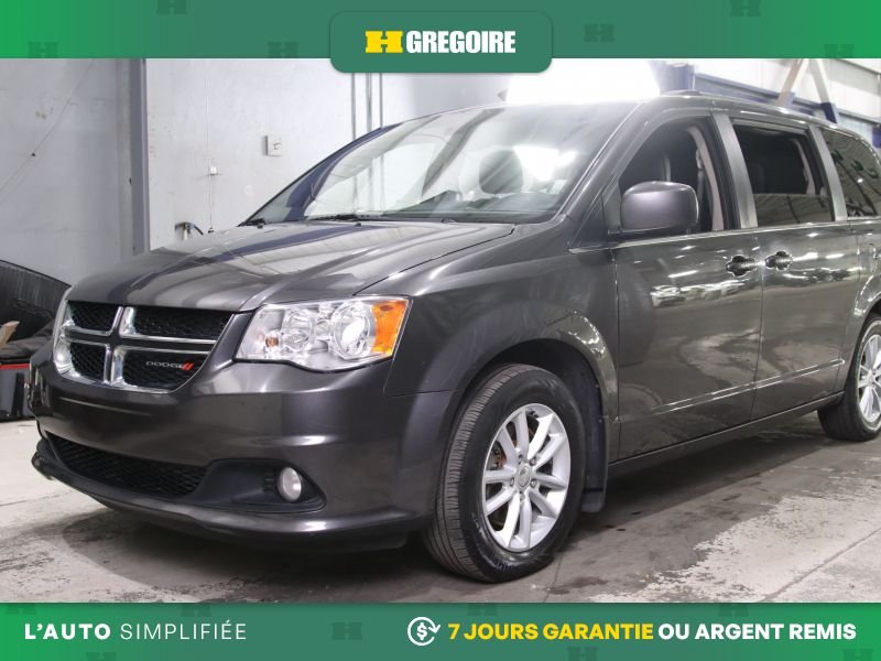2019 Dodge GR Caravan SXT Premium Plus AUTO A/C MAGS CUIR NAV CAM RECUL Grey