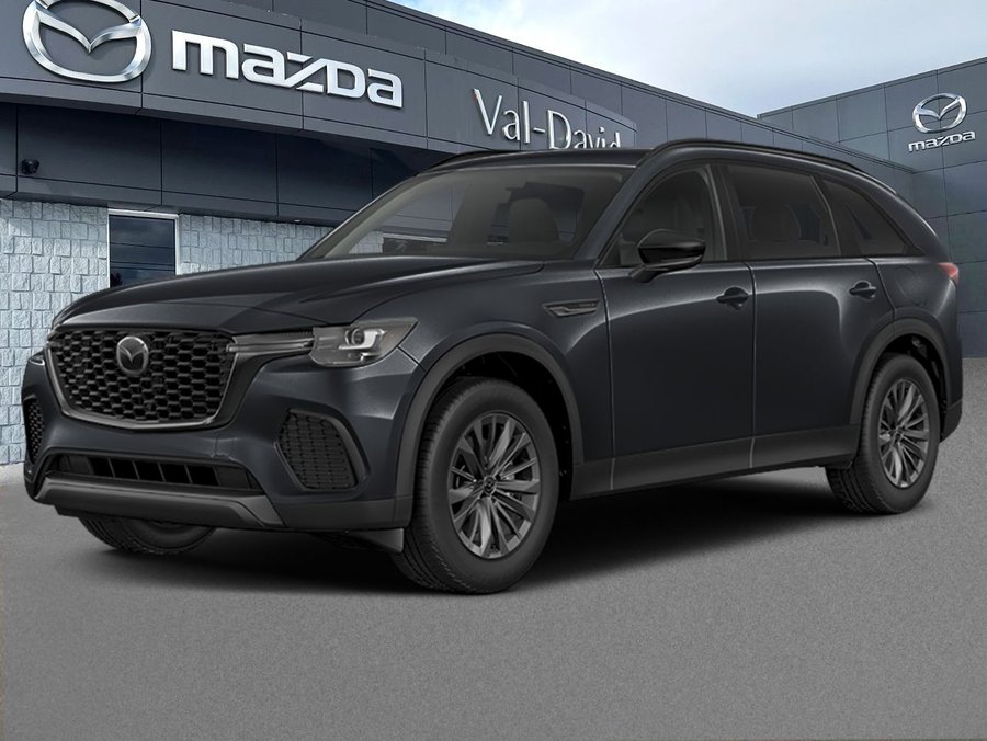 2026 Mazda CX-70 hybride rechargeable GS-L, hybride rechargeable, 323 ch, i-ACTIV AWD, roues 19 po, sièges chauffants, volant chauffant, Black