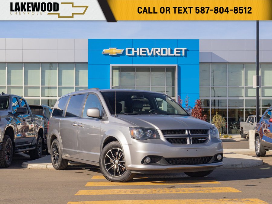 2018 Dodge Grand Caravan GT 3.6L 7 Passenger | Heated Leather Bucket Seats Grey