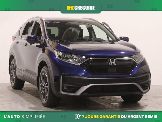 2020 Honda CRV EX-L AWD AUTO A/C CUIR TOIT MAGS CAM RECUL BLEUTOO Blue