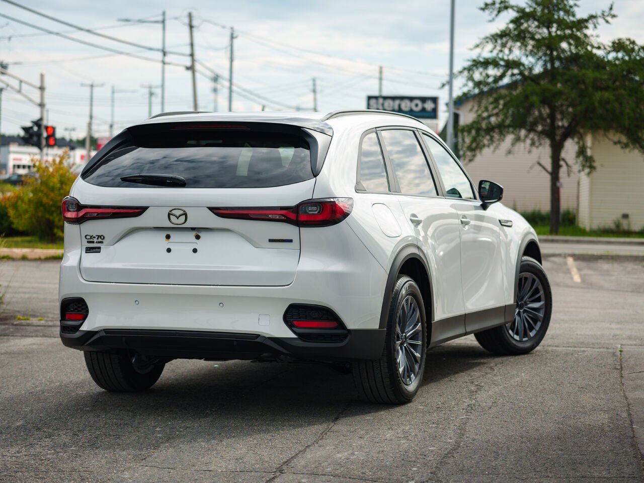 MAZDA CX-70 hybride rechargeable 26103 | GS-L SC TI 2026 Blanc rhodium métallisé Val-d'Or - photo #6
