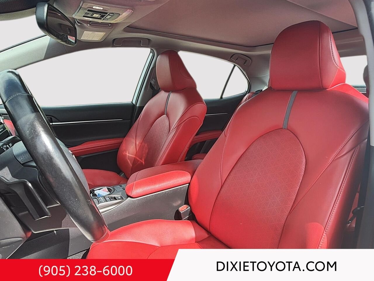 2022 Toyota Camry XSE AWD / CLEAN CARFAX / MOONROOF / HEATED SEATS / ALLOY WHEELS / CARPLAY AND ANDROID AUTO Wind Chill Pearl with Black Roof Mississauga - photo #8