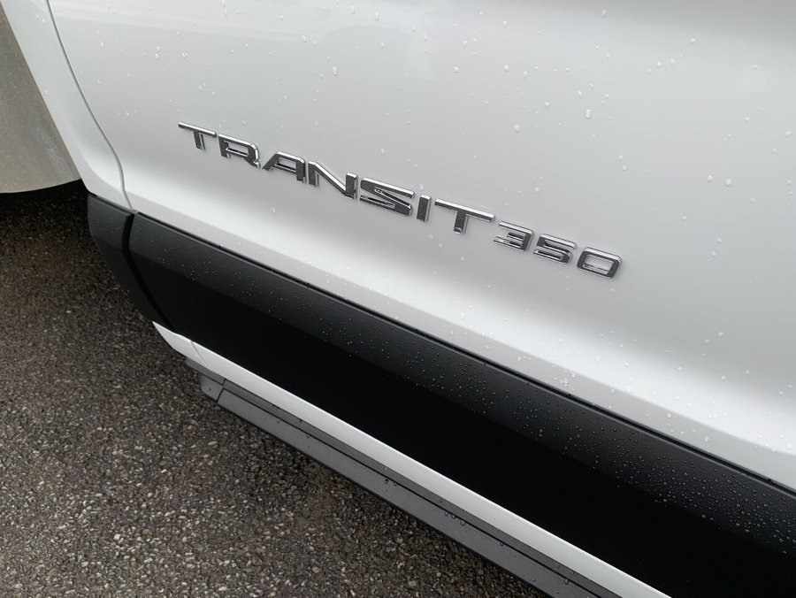 Ford Transit fourgon tronqué T-350 PA 138 po PNBV de 9 500 lb RARS 2024 Blanc
