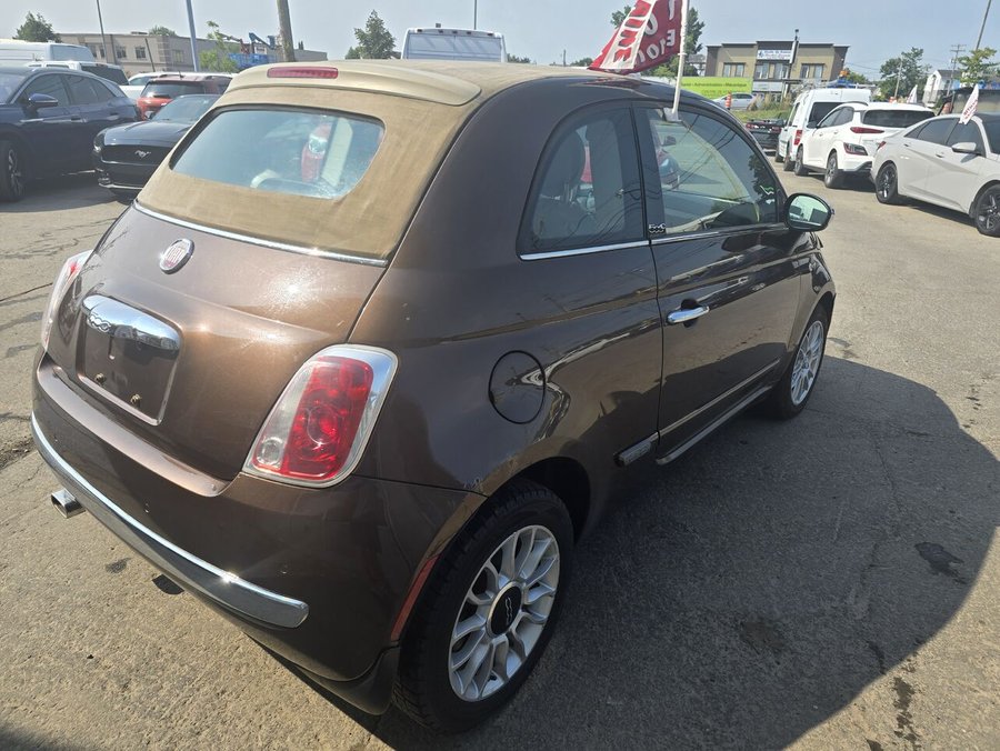 2012 FIAT 500 2012 Brown