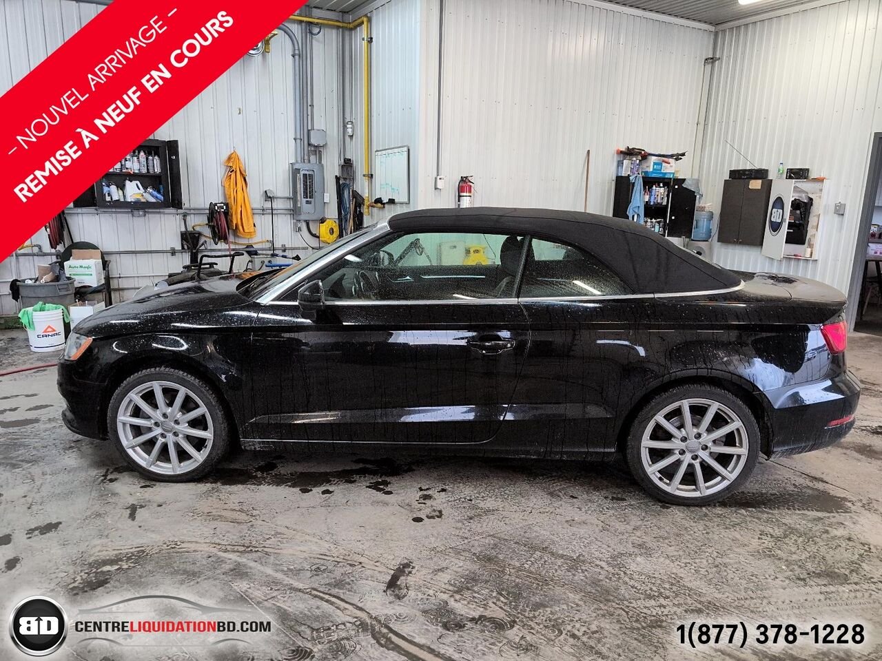 2015 Audi A3 2.0T Progressiv TSI QUATTRO CONVERTIBLE | BD0240 Black Granby - photo #14