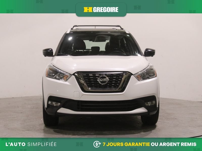 2019 Nissan Kicks SR AUTO A/C CUIR GR ELECT MAGS CAM RECUL BLEUTOOTH White