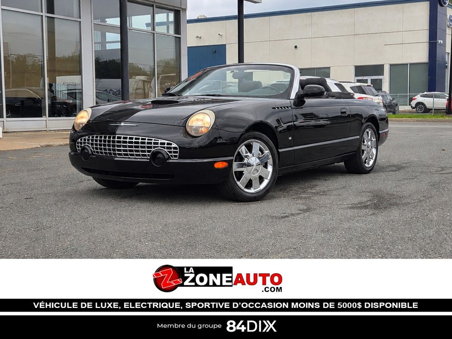 Ford Thunderbird V8 CONVERTIBLE + V8 + CONDITION SHOWROOM 2003 Noir